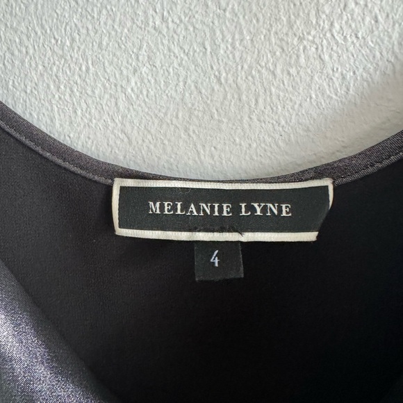 Cowl neck tank top. Gunmetal gray. Adjustable straps. - Picture 2 of 5